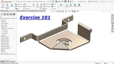 cswp sheet metal|solidworks sheet metal exercises.